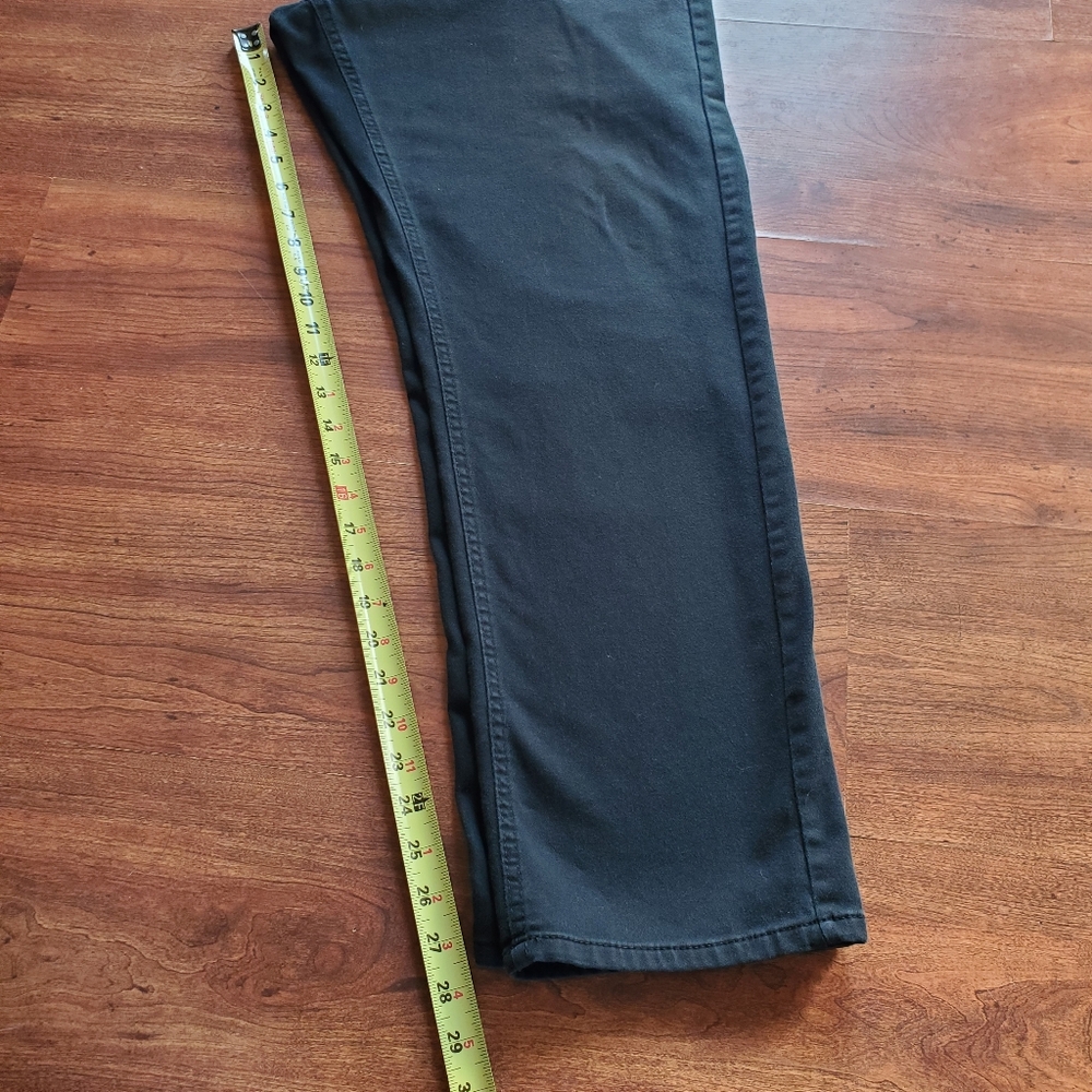 Izod Men's Straight Jeans Black Size 36x30 - Picture 4 of 8